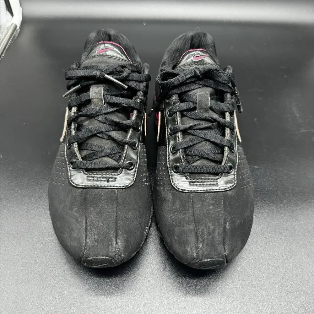 Nike Shox 2011 Size 5Y Youth Black Pink 616542-060 GUC READ LISTING